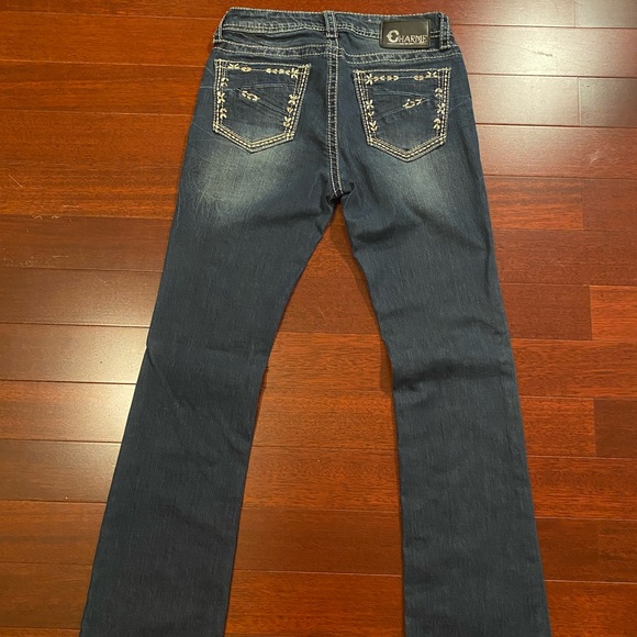 Charme bootcut jeans size 26 blue denim OBO - Picture 2 of 4